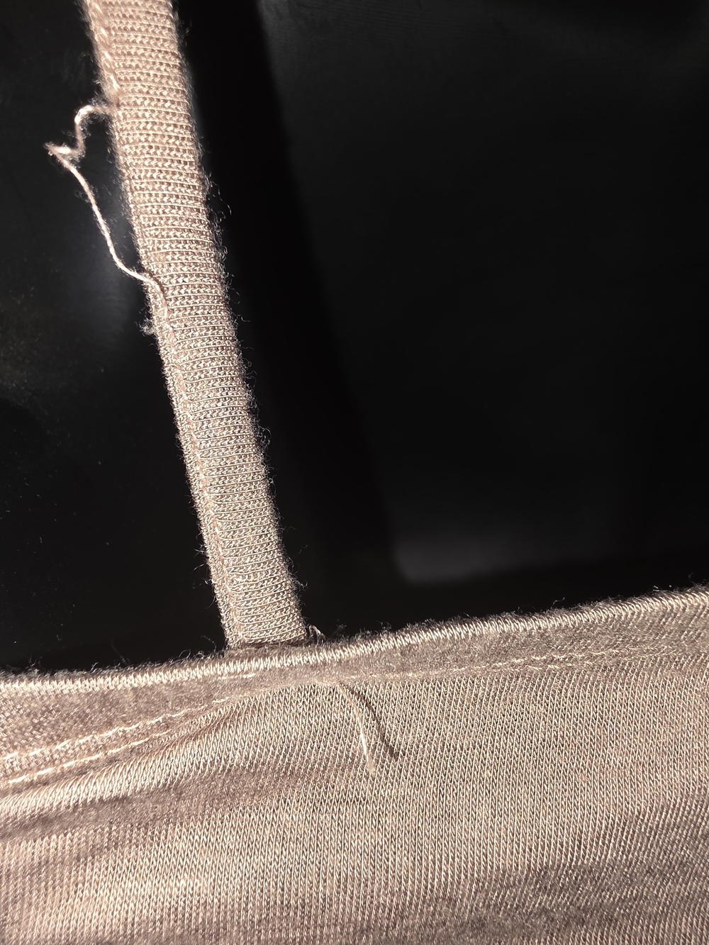 Love Squared Metallic Taupe Fringe Camisole Size S - Picture 5 of 5